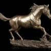 Pferde Figur - Laufend Bronziert