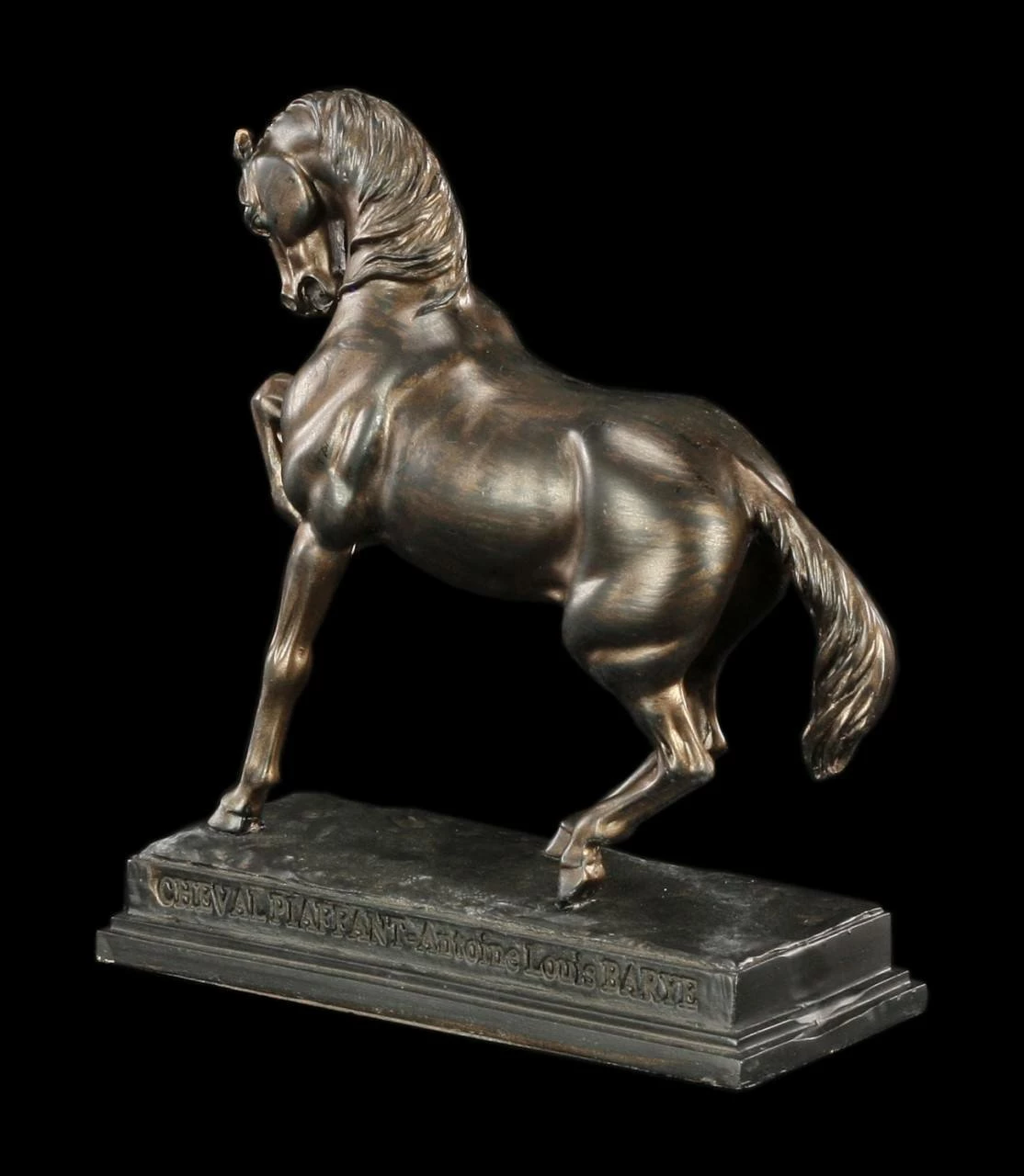 Pferde Figur - Cheval Piaffant De Antoine Louis Barye – Bild 3