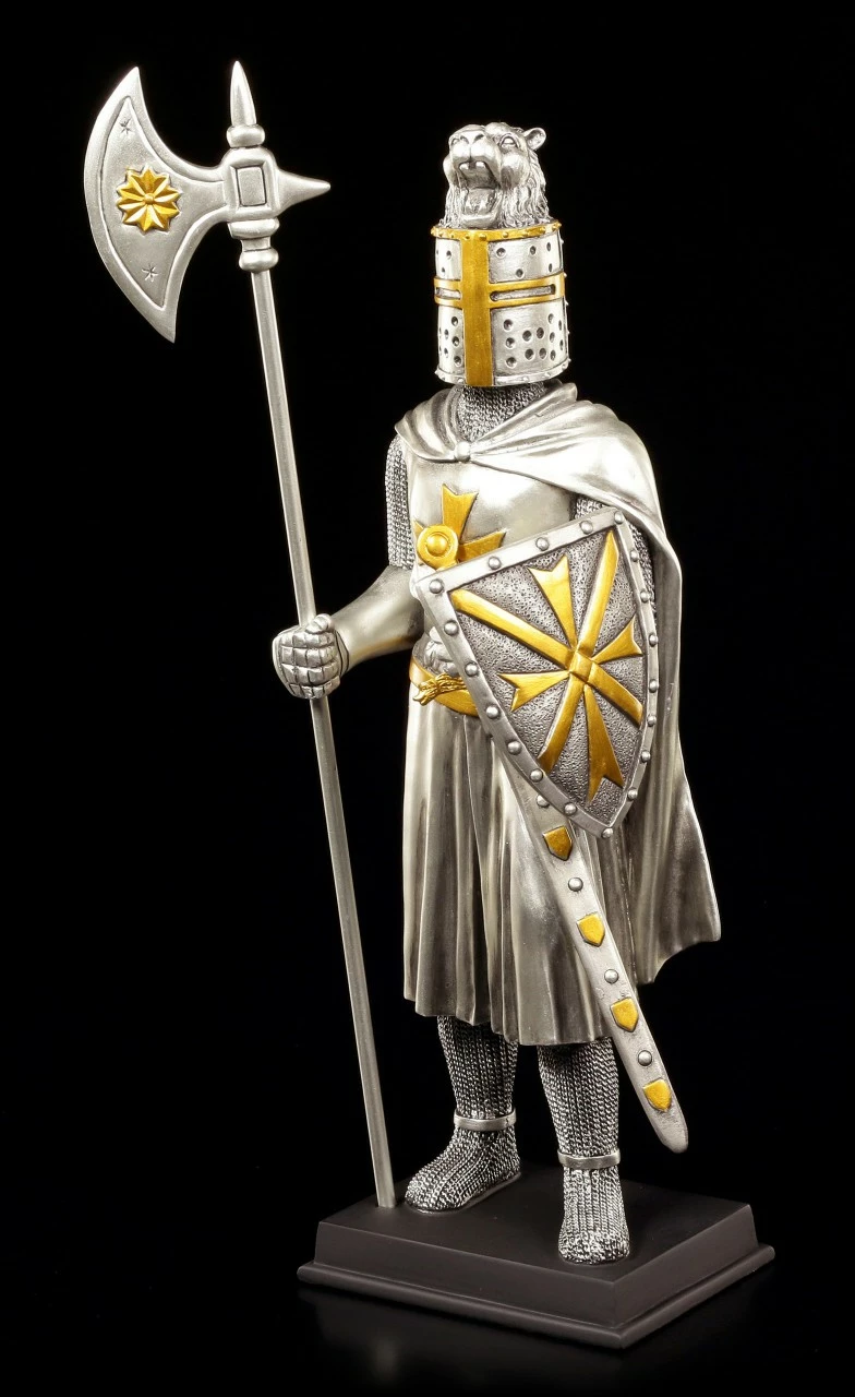 Ritter Figur - Malteser Mit Schild Und Hellebarde – Bild 3