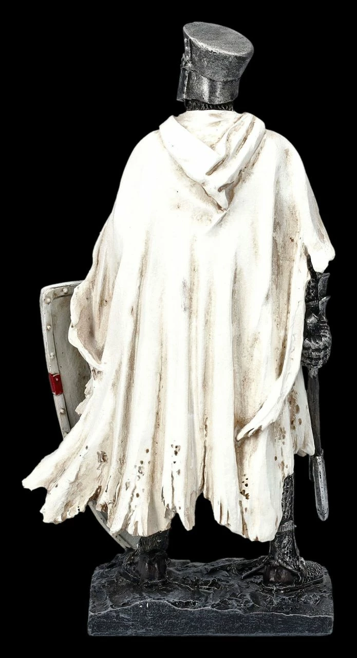 Ritterfigur Weiß - Templer Mit Axt – Bild 4