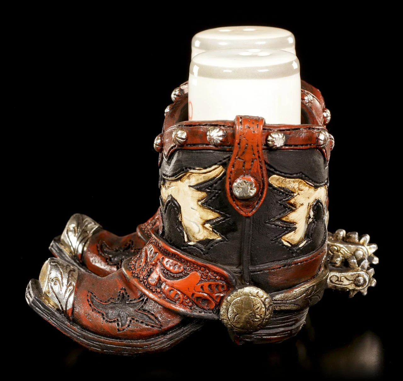 Salz Und Pfeffer Streuer - Wilder Westen Stiefel – Bild 3