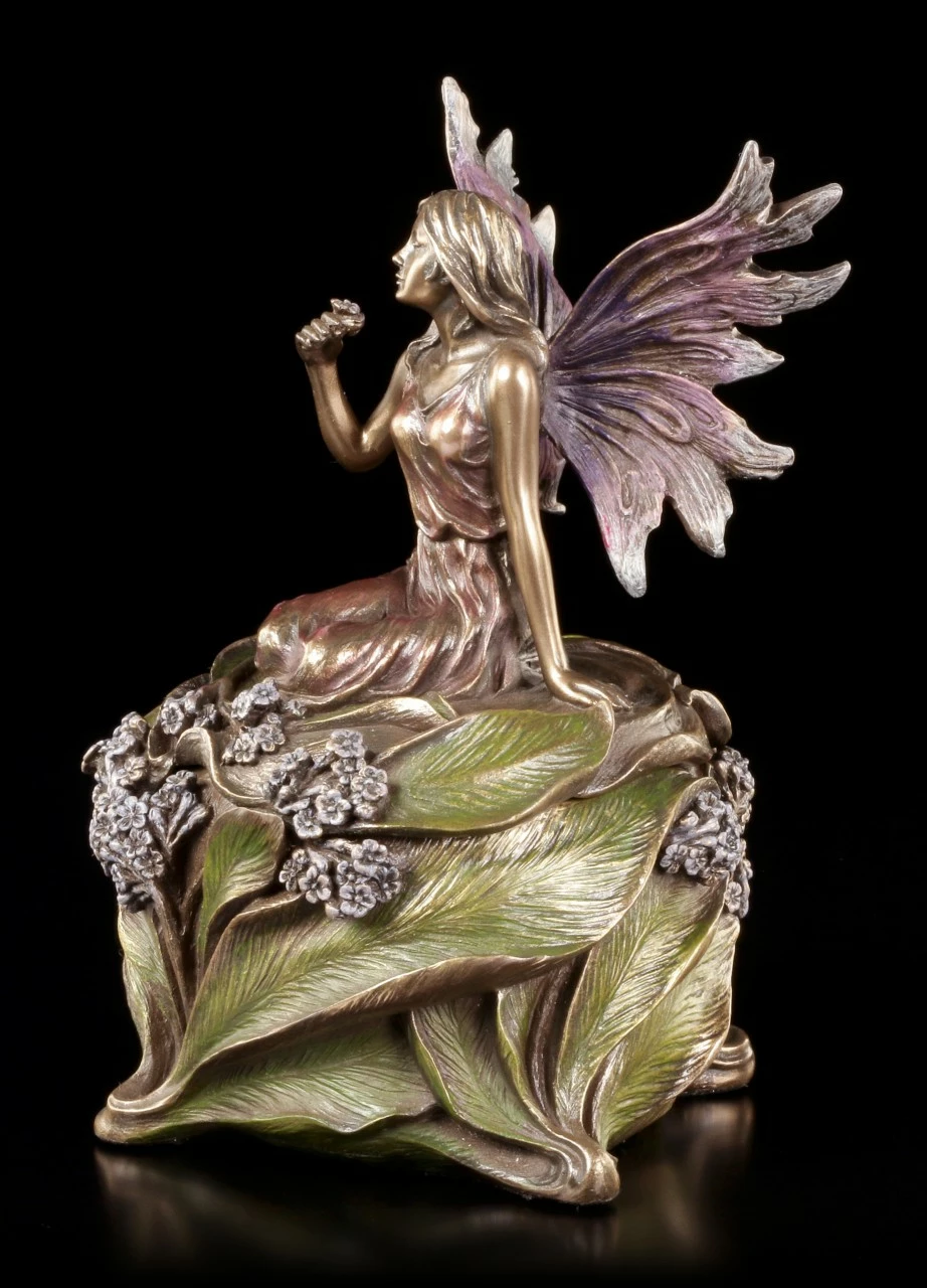 Schatulle - Elfe Auf Blumenblüte – Bild 3