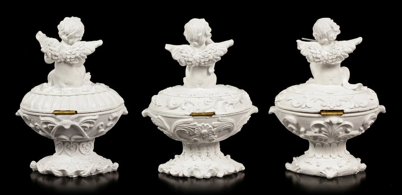 Schmuck Schatullen Set - 3 Engel – Bild 4