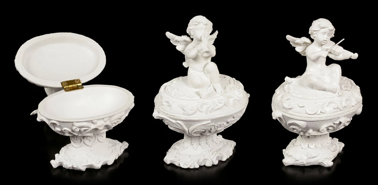 Schmuck Schatullen Set - 3 Engel – Bild 5