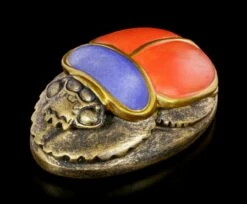 Skarabäus Figur Rot-blau