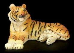 Tiger Figur - Liegend Auf Dem Boden
