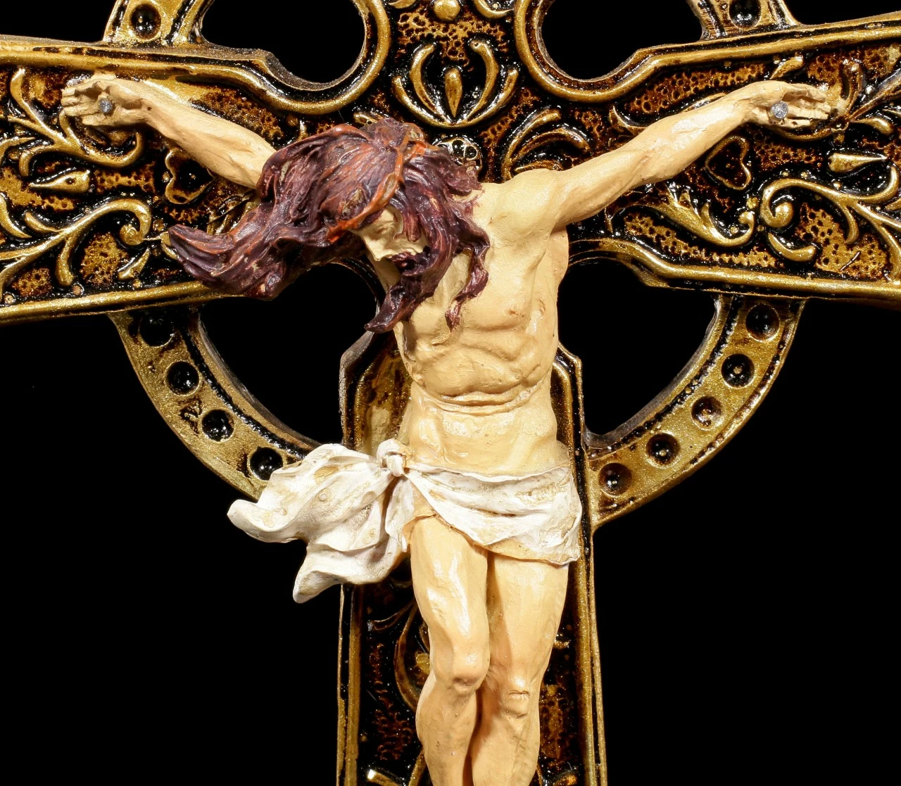 Weihwasserspender - Kruzifix Mit Jesus – Bild 6