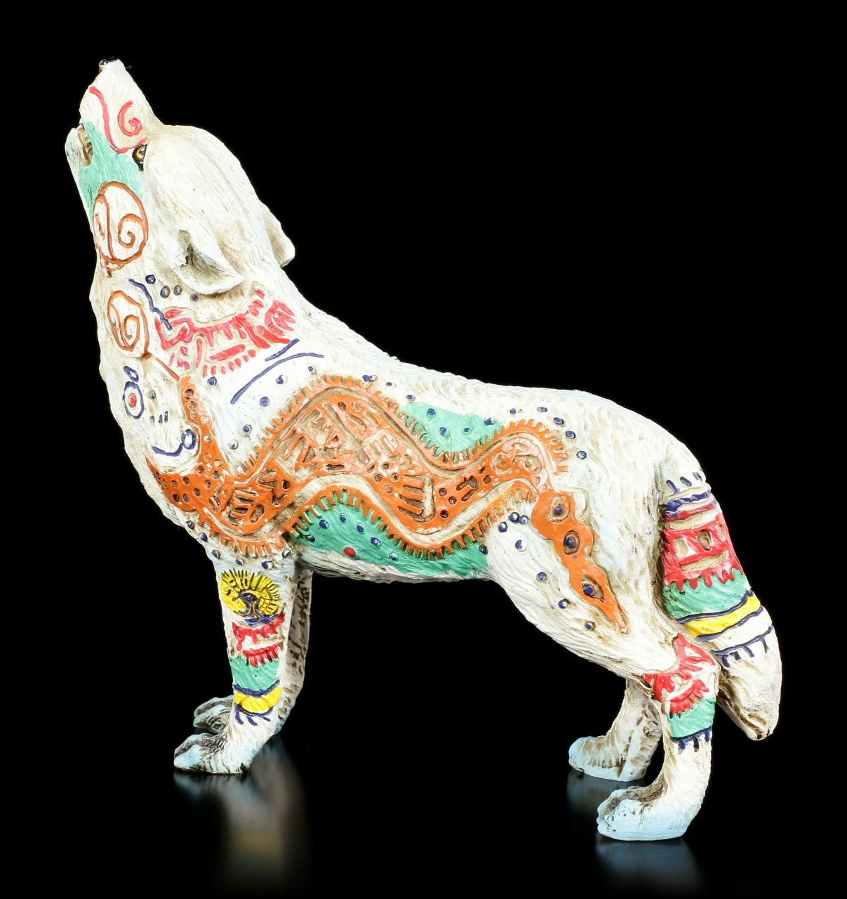 Wolf Spirit Figur - Azteke – Bild 2
