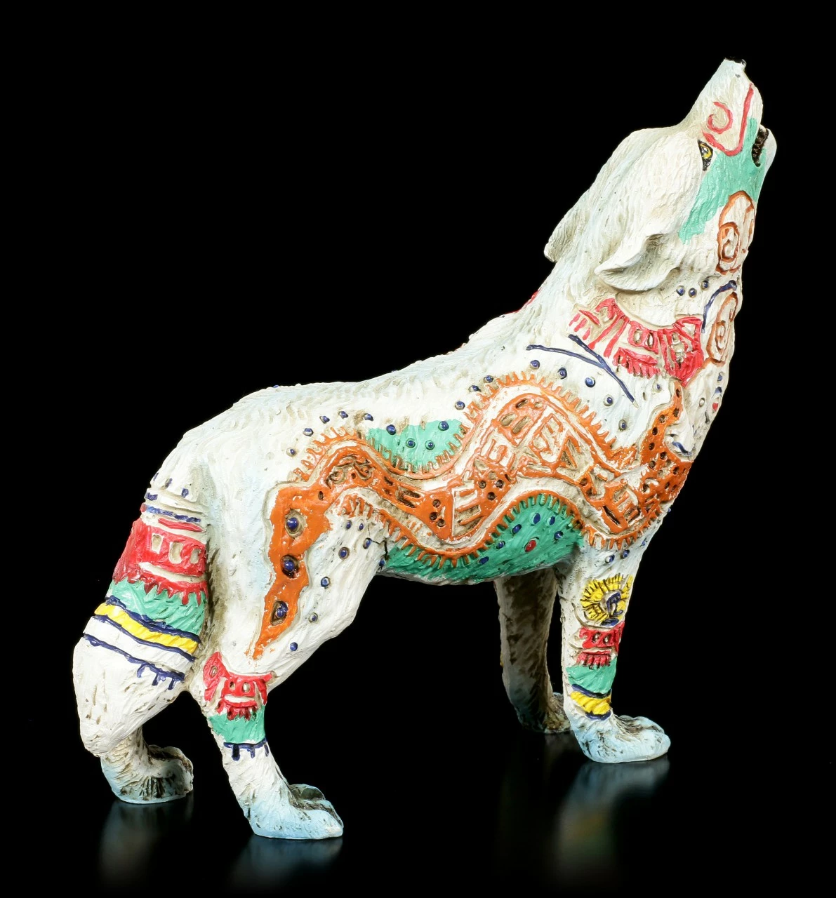 Wolf Spirit Figur - Azteke – Bild 3