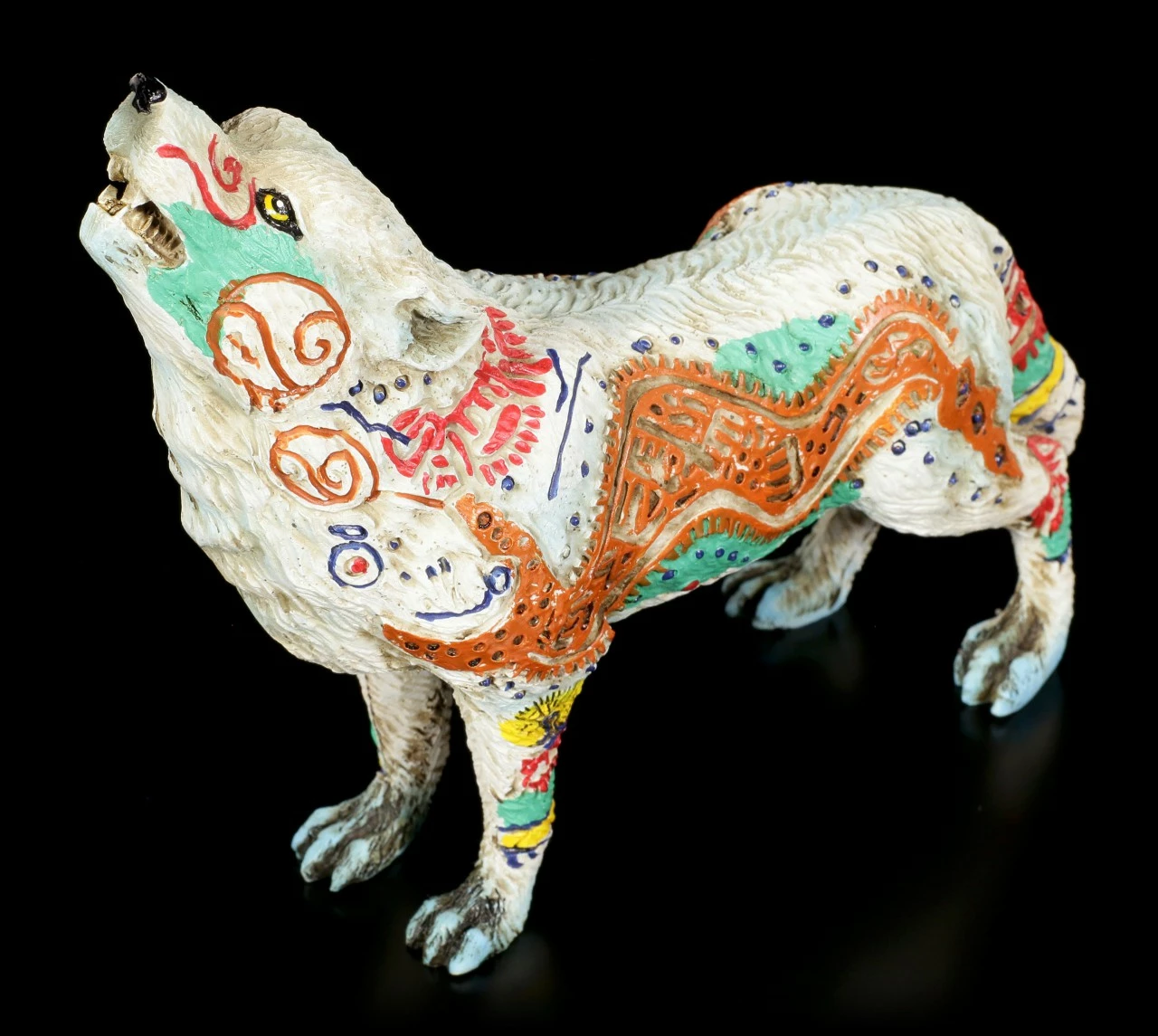 Wolf Spirit Figur - Azteke – Bild 5