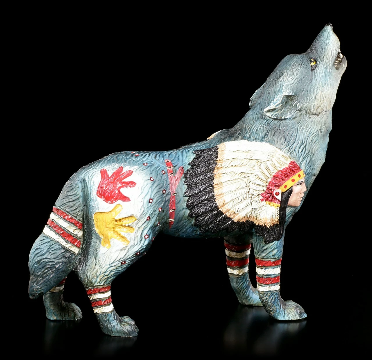 Wolf Spirit Figur - Häuptling – Bild 3
