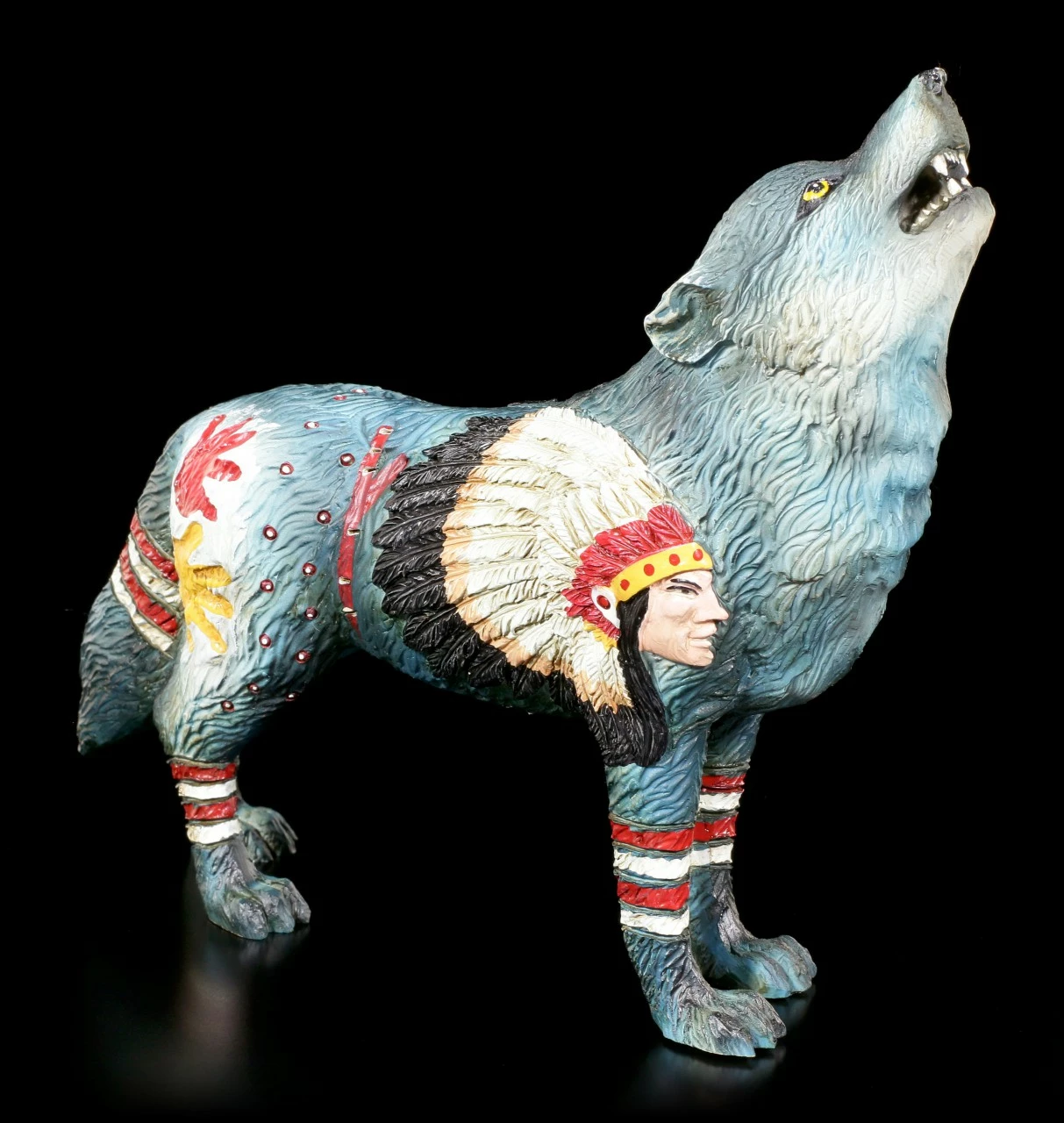 Wolf Spirit Figur - Häuptling – Bild 4