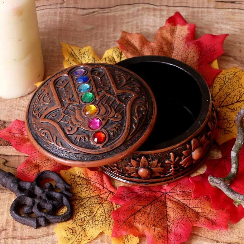 Schatullen 2er Set - Hamsa Chakra – Bild 9